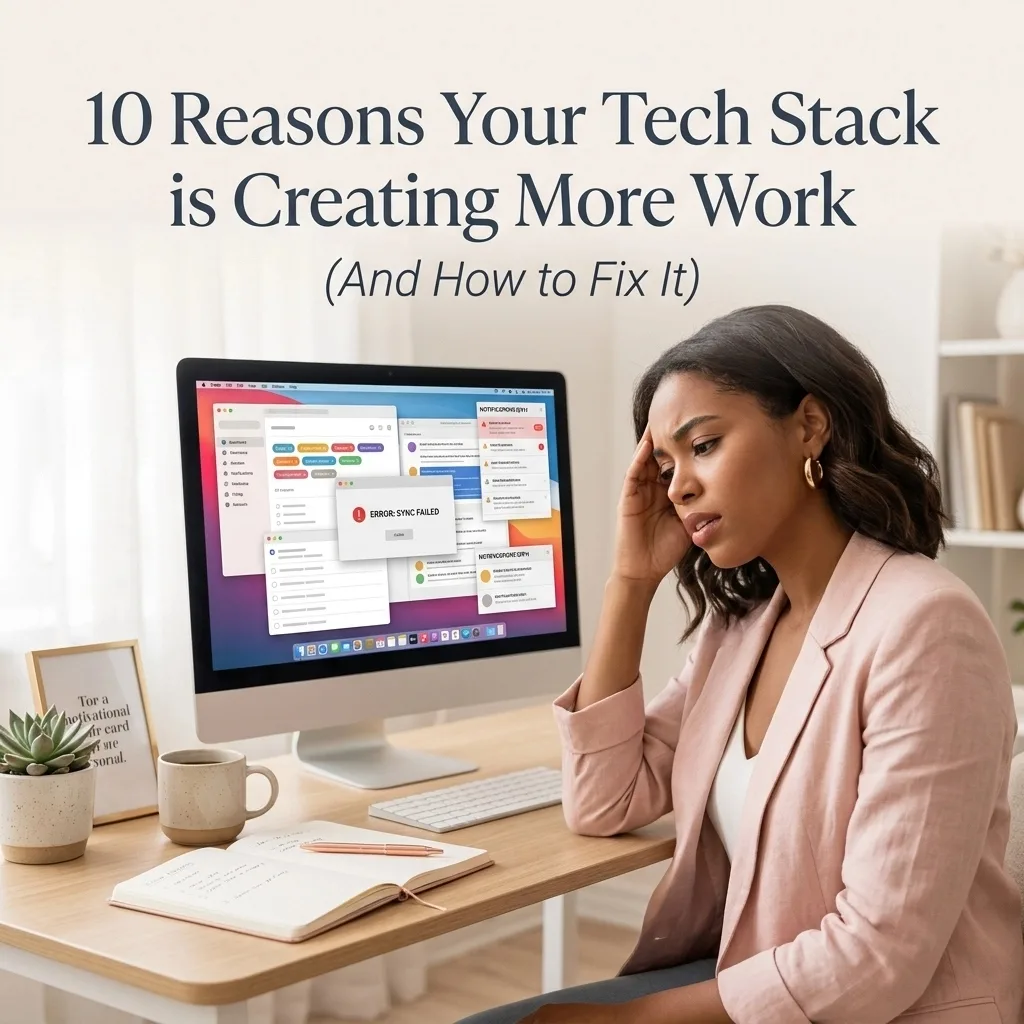 10 Reasons Your Tech Stack is Creating More Work (And How to Fix It)